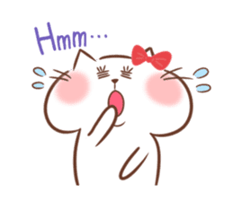 cute cat Mimi sticker #10184152