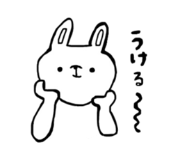 rabbit lovet sticker #10184381