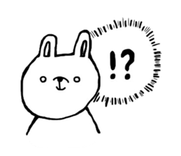 rabbit lovet sticker #10184386