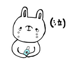 rabbit lovet sticker #10184388