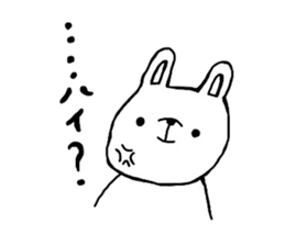 rabbit lovet sticker #10184397