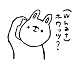 rabbit lovet sticker #10184398