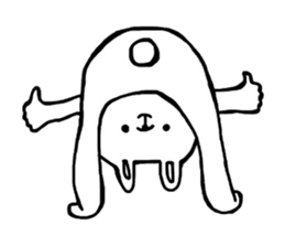 rabbit lovet sticker #10184402