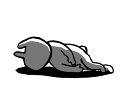 rabbit lovet sticker #10184403