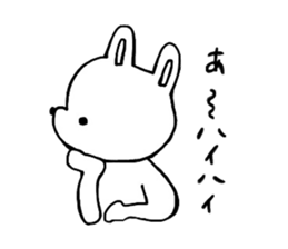 rabbit lovet sticker #10184406