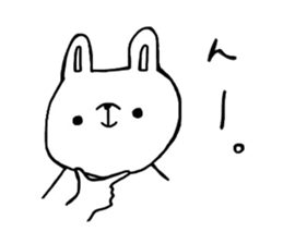 rabbit lovet sticker #10184407