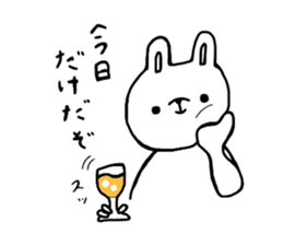 rabbit lovet sticker #10184408