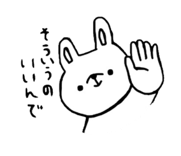 rabbit lovet sticker #10184411