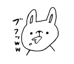 rabbit lovet sticker #10184413