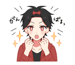 Cat boy ! sticker #10184675