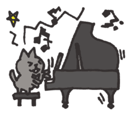 music cats sticker #10184710