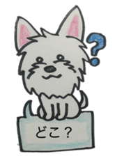 My Westie sticker #10186769