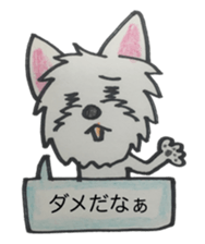 My Westie sticker #10186770