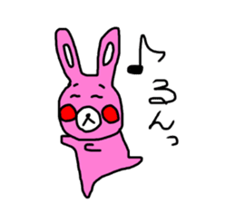 Single life rabbit Sticker sticker #10186843