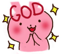 Happy Rabbit,UFU sticker #10187634