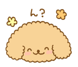 Poodle of cocoa 2 sticker #10187790