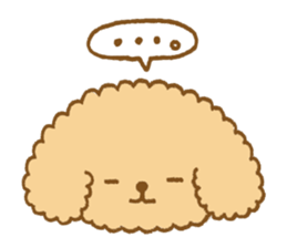 Poodle of cocoa 2 sticker #10187797