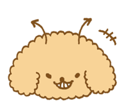 Poodle of cocoa 2 sticker #10187802