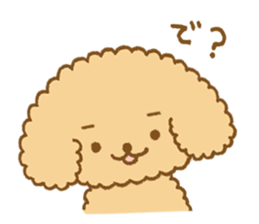 Poodle of cocoa 2 sticker #10187803