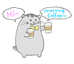 Happy cat Dudu Ver.2-Unrequited love sticker #10188377