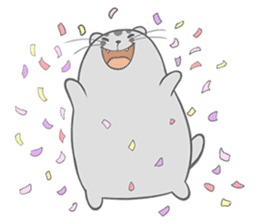 Happy cat Dudu Ver.2-Unrequited love sticker #10188384