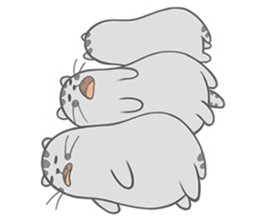 Happy cat Dudu Ver.2-Unrequited love sticker #10188397