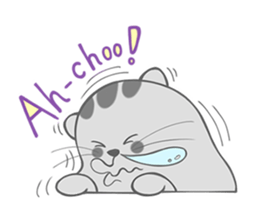 Happy cat Dudu Ver.2-Unrequited love sticker #10188404