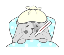 Happy cat Dudu Ver.2-Unrequited love sticker #10188405