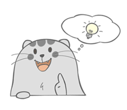 Happy cat Dudu Ver.2-Unrequited love sticker #10188408