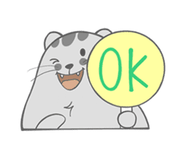 Happy cat Dudu Ver.2-Unrequited love sticker #10188412
