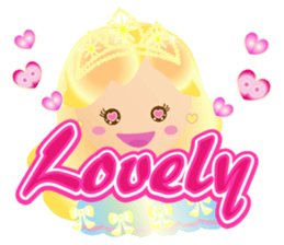 Cheerful Princess sticker #10188952