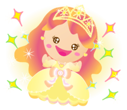 Cheerful Princess sticker #10188953