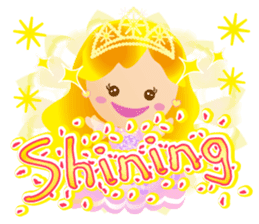 Cheerful Princess sticker #10188955