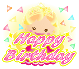 Cheerful Princess sticker #10188956