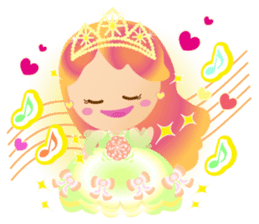 Cheerful Princess sticker #10188957