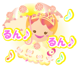 Cheerful Princess sticker #10188958