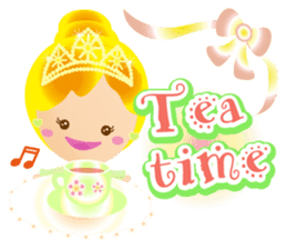Cheerful Princess sticker #10188960