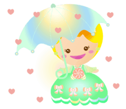 Cheerful Princess sticker #10188961