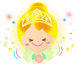 Cheerful Princess sticker #10188963