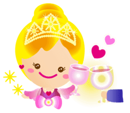 Cheerful Princess sticker #10188970