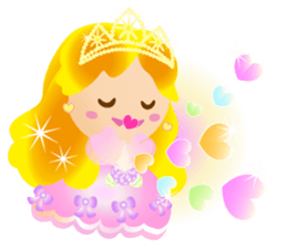 Cheerful Princess sticker #10188973