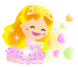Cheerful Princess sticker #10188974