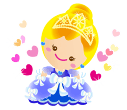 Cheerful Princess sticker #10188975