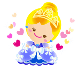Cheerful Princess sticker #10188975