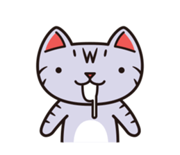 Sue of a tabby cat 2 sticker #10189136