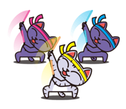 Sue of a tabby cat 2 sticker #10189138