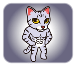 Sue of a tabby cat 2 sticker #10189149