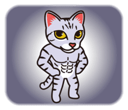 Sue of a tabby cat 2 sticker #10189149