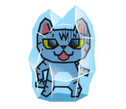 Sue of a tabby cat 2 sticker #10189153