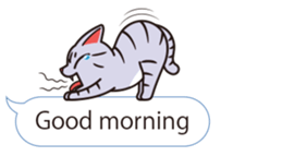 Sue of a tabby cat 2 sticker #10189156